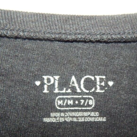 CHILDREN'S PLACE girls medium 7/8 gray gold princess crown graphic t-shirt - Picture 3 of 6